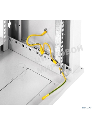 Шкаф телеком. настенный разборный 6U (600х520) дверь стекло (ШРН-Э-6.500) (1 коробка)