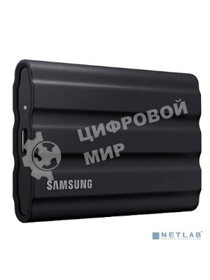 Внешний SSD Samsung T7 Shield, 2TB, USB 3.2 Gen 2 Type-C, R/W 1050/1000, черный