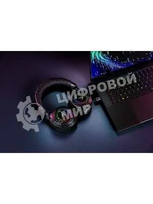 Гарнитура Razer Kraken V4 чёрный, беспроводная, bluetooth, до 70 ч, подсветка