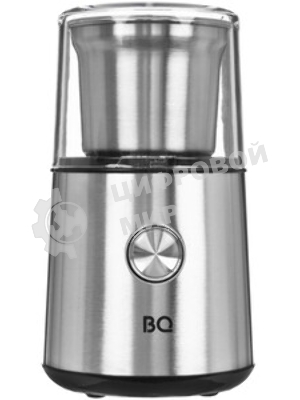 Кофемолка BQ CG1003, 200 Вт, 85 г максимальная загрузка, стальной/черный