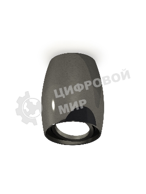 Светильник Ambrella Light XS1123002 DCH/PBK черный хром/черный полированный MR16 GU5.3 (C1123, N7002)