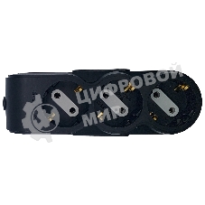 Ovivo Колодка 3-местн. с/з черная 700-080000-113