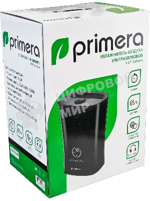 Увлажнитель воздуха Primera HUP-G3056-A черный, 18 м², 5.6 л, гигрометр
