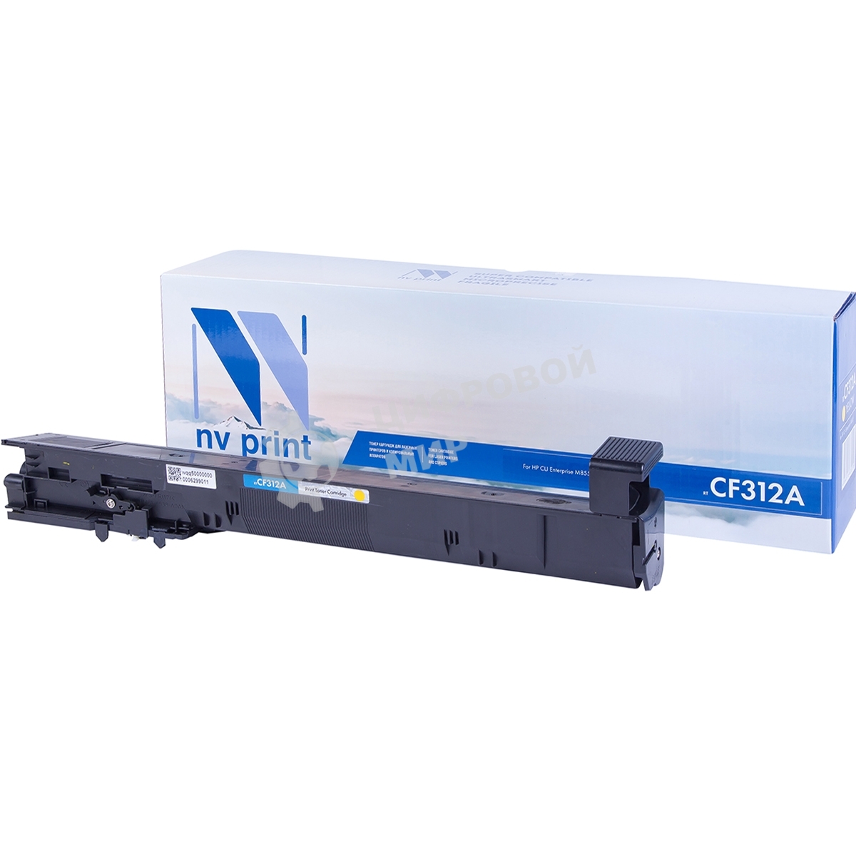 Картридж лазерный NVPrint совместимый HP CF312A Yellow для LJ M855dn/M855x/M855x/M855xh (31 500k)