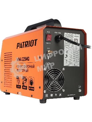 Сварочный аппарат PATRIOT WMA 225MQ (605301755) инверторный mig/mag/mma стальной и флюс. провлокой