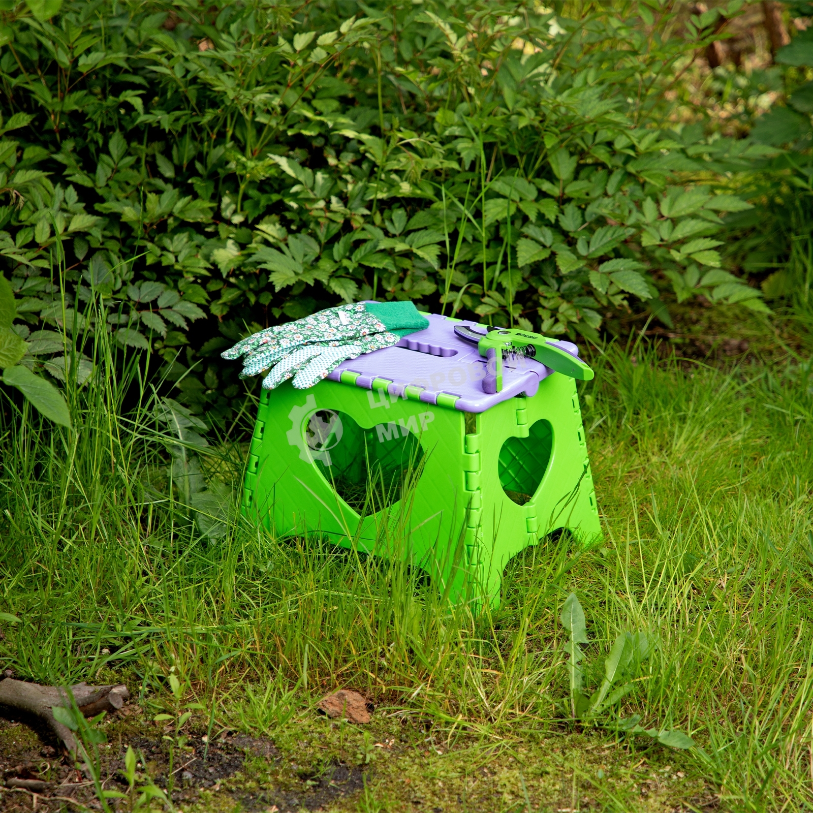 Табурет складной Palisad малый, 325х265х245 мм