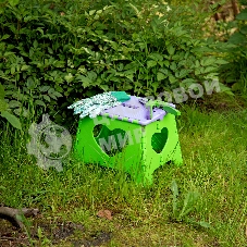 Табурет складной Palisad малый, 325х265х245 мм