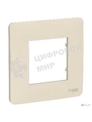 Рамка 1-м UNICA STUDIO беж. SchE NU200244