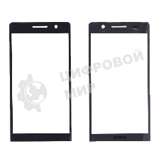 Стекло для Huawei Ascend P6 черное