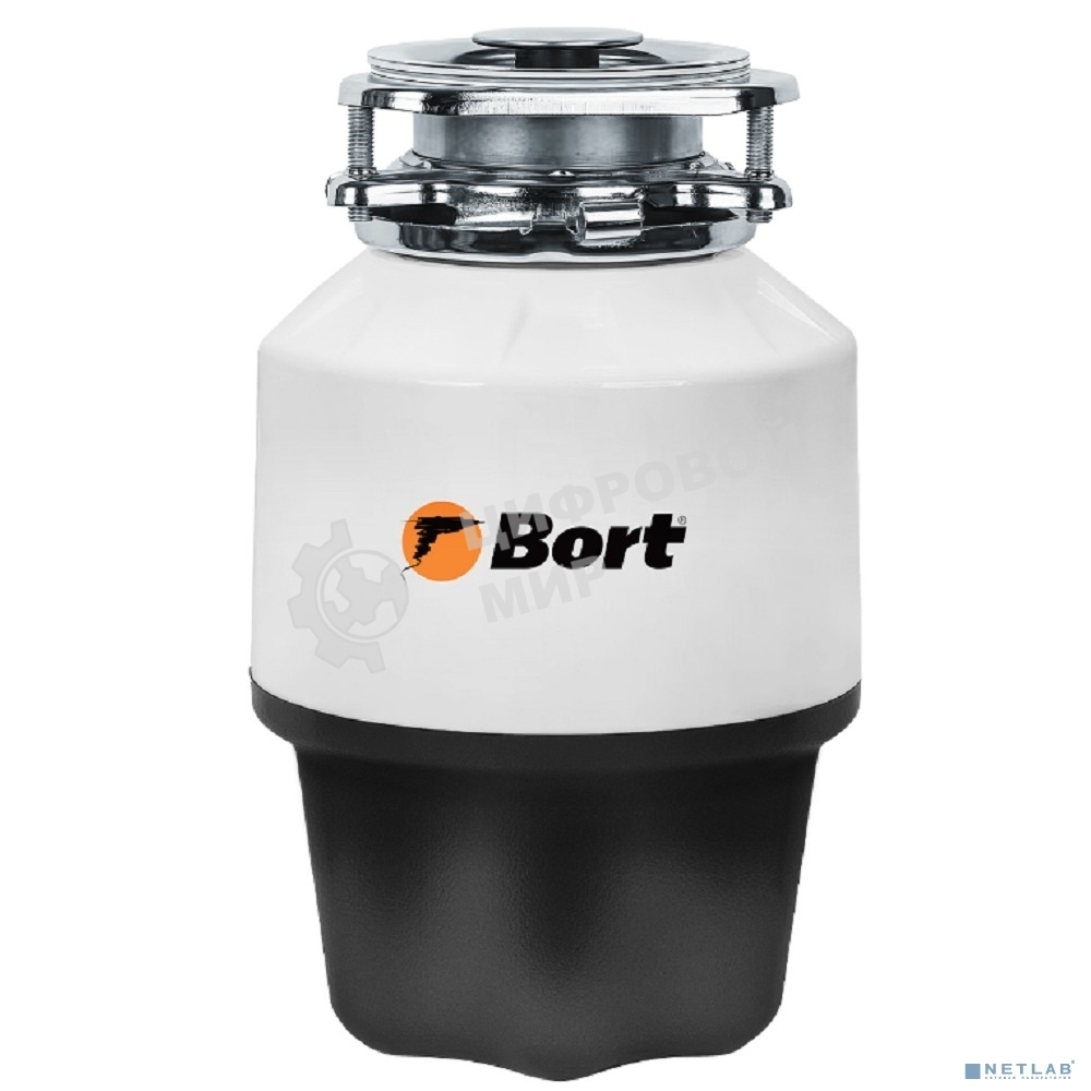 Измельчитель пищевых отходов Bort ALLIGATOR XL Мощность 7500 Вт; Щум 50, Объем камеры 1400 мл; Мощность л.с. 1 Размер 252х184 мм; 6,85 кг; 27 x 20,5 x 35,5; гарантия 2 г [93418002]