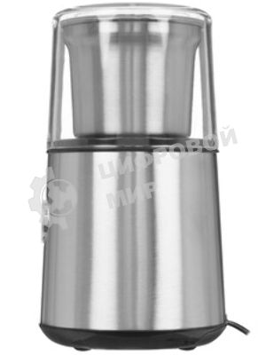 Кофемолка BQ CG1003, 200 Вт, 85 г максимальная загрузка, стальной/черный