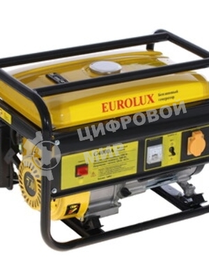 Электрогенератор бензиновый Eurolux G4000A, 3.3 кВт, 68 дБ, 39 кг