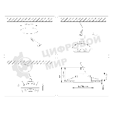 Встраиваемый точечный светильник Ambrella light TN102828 BK/BK черный/черный GU5.3 92*92*50