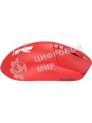 Мышь беспроводная/проводная A4Tech Bloody R72 Pro Pyro Blaze SAVAGE красный, 26000 dpi, USB Type-A, радиоканал, кнопки - 7