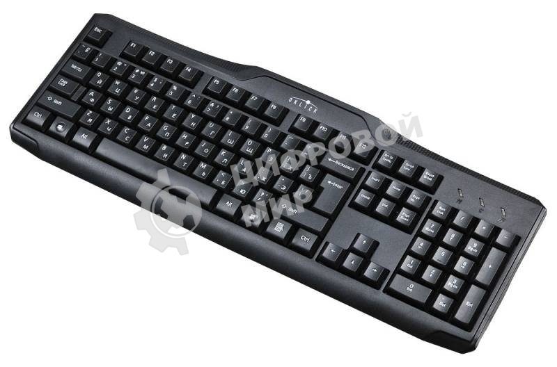 Клавиатура проводная Oklick 170M черный USB (855272)