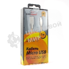 Кабель USB2.0 Cablexpert CC-G-mUSB01Gd-1M, AM/microB, серия Gold, длина 1м, золотой, блистер