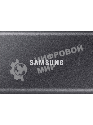 Внешний SSD Samsung T7, 1TB, USB 3.2 Gen 2 Type-C, R/W 1050/1000, серый