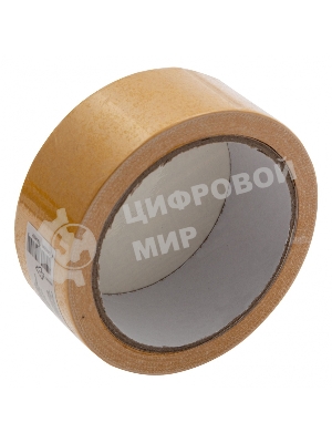 Лента клейкая двусторонняя Сибртех 38мм х 10 м, на тканевой основе