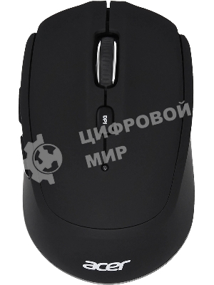 Мышь беспроводная Acer OMR050 черный, 1600 dpi, радиоканал, Bluetooth, USB, кнопки - 6