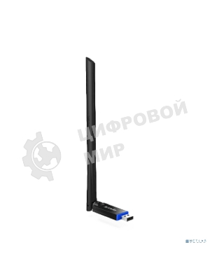 Двухдиапазонный Wi-Fi адаптер Tenda U11 Pro 2,4/5 ГГц, до 900 Мбит/с, передатчик 20 dBm, подключение USB 2.0, 1х6dBi
