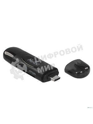 Кард-ридер Netac WK14/черный/SD/SDHC/SDXC/microSD/microSDHC/microSDXC/USB 3.0/USB Type-C/пластик