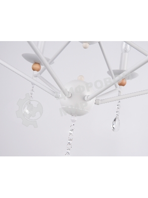 Светильник Ambrella light TR9596/6 WH белый E14/6 max 40W D660*880