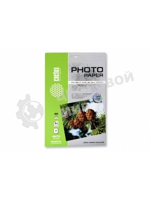 Фотобумага с магнитным слоем Cactus CS-MMA46902 матовая А4 690 г/м2 2 листа