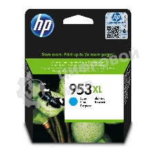 Картридж струйный HP 953XL F6U16AE голубой для HP OJP 8710/8715/8720/8730/8210/8725 (1600стр.)