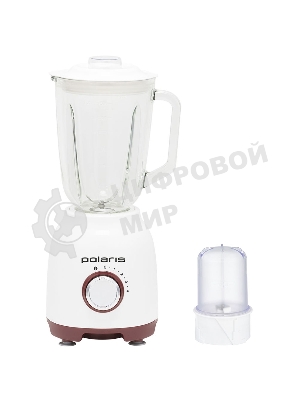 Блендер стационарный Polaris PTB 0821G белый/Красный