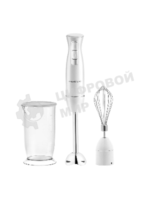 Блендер Galaxy Line GL 2144, белый, погружной, 1000 Вт, 17 000 об/мин, 2 скорости