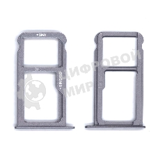 Лоток для SIM-карты Huawei P9 Plus серый