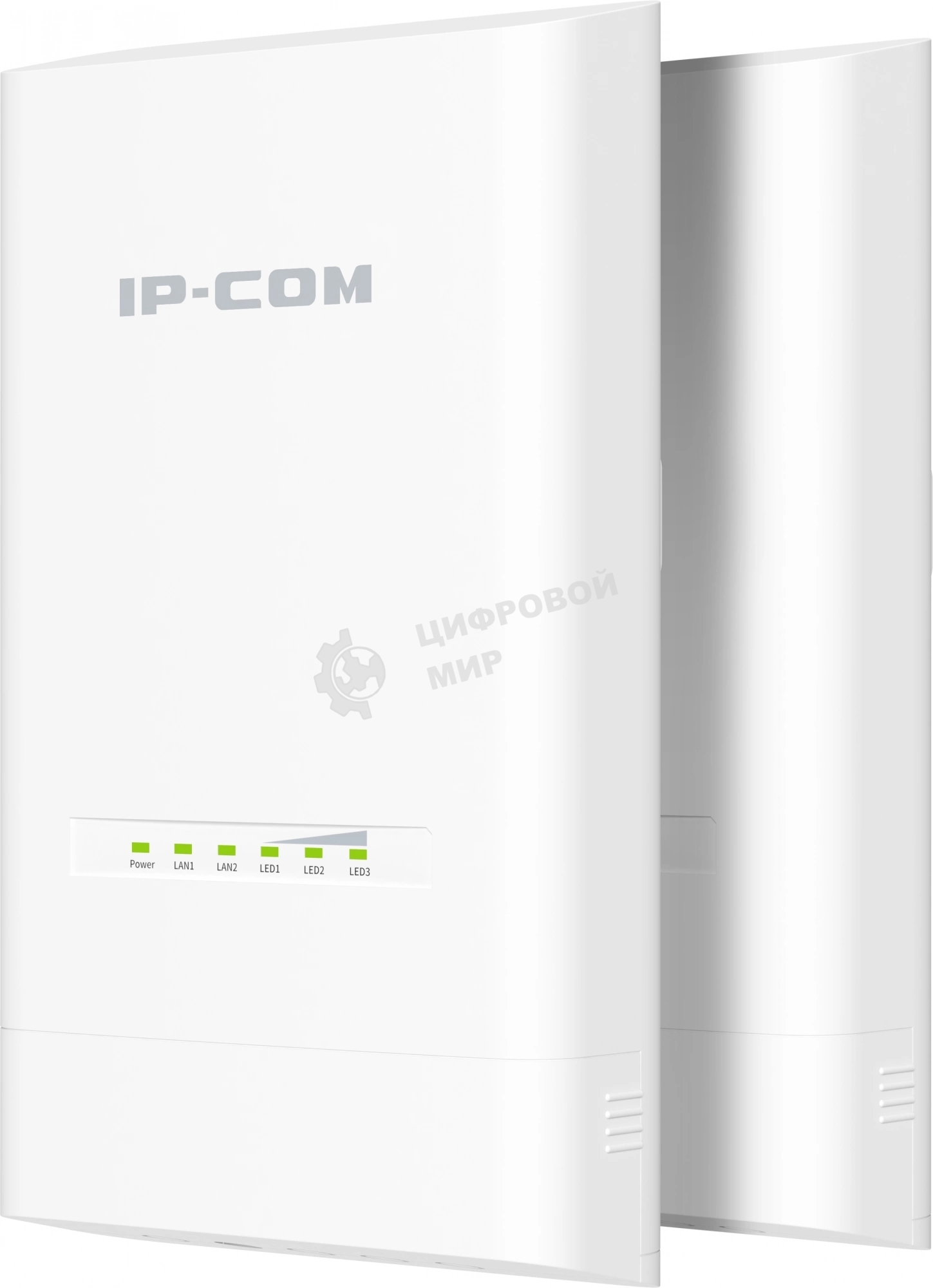 Наружная точка доступа IP-COM CPE12, 5 ГГц, до 867 Мбит/с, IP65, 1х12dbi, PoE, 2х1 Гбит/с, молниезащита 6000В