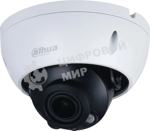 Уличная купольная IP-видеокамера Dahua 2Мп; 1/2.8” CMOS; моторизованный объектив 2.8~12 мм; механический ИК-фильтр; чувствительность 0.008лк@F1.7; сжатие: H.265+, H.265, H.264+, H.264, MJPEG; 2 потока