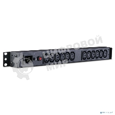 Блок распределения питания PDU CyberPower PDU83401 Basic 1U type, 16Amp, 12 IEC outlets