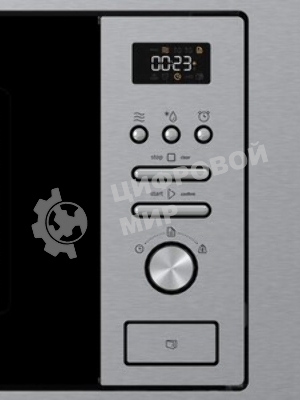 Встраиваемая микроволновая печь Gorenje BM201AG1X нержавеющая сталь, 20 л, 800 Вт, переключатели - поворотный механизм/кнопки