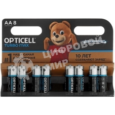 Батарея Opticell Turbo MAX LR6 AA (2шт) блистер