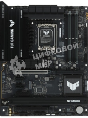 Материнская плата ASUS TUF GAMING Z890-PLUS WIFI, LGA 1851, Intel Z890, 4xDDR5, 4xSATA, 4xM.2, 1xPCIe 5.0 x16, 1xPCIe 4.0 x4, 1xDP, 1xHDMI, 1xUSB-C 3.2 Gen 2x2, 1xUSB-C Thunderbolt 4, 1x 2.5Gb LAN, 3xUSB-A 3.2 Gen 1, 3xUSB-A 3.2 Gen 2, 5x3.5 мм, 1xWi-Fi 7, ATX