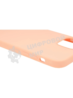 Чехол (клип-кейс) DEPPA Liquid Silicone, для Apple iPhone 12/12 Pro, розовый 87712
