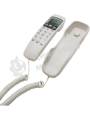 Телефон проводной Ritmix RT-010 белый