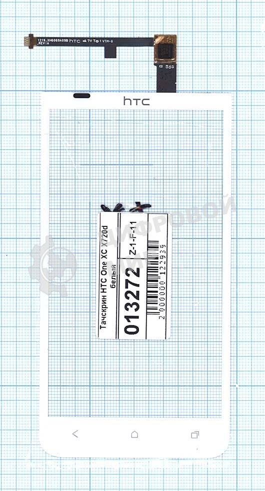 Сенсорное стекло (тачскрин) для HTC One XC X720d, белое