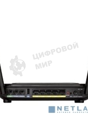 Маршрутизатор беспроводной D-Link DVG-N5402SP/1S/C1A 10/100BASE-TX черный