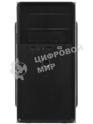 Компьютерный корпус Minitower ExeGate BA-309-UNS350 (mATX, БП UNS350 с вент. 12см, 2*USB, HD аудио, черный)