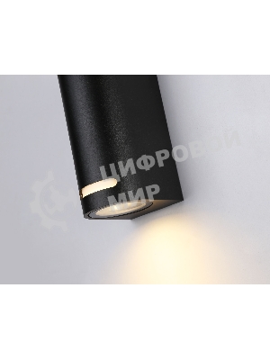 Светильник Ambrella light ST3744/2 BK черный IP54 GU10/2 max 35W 150*68*92