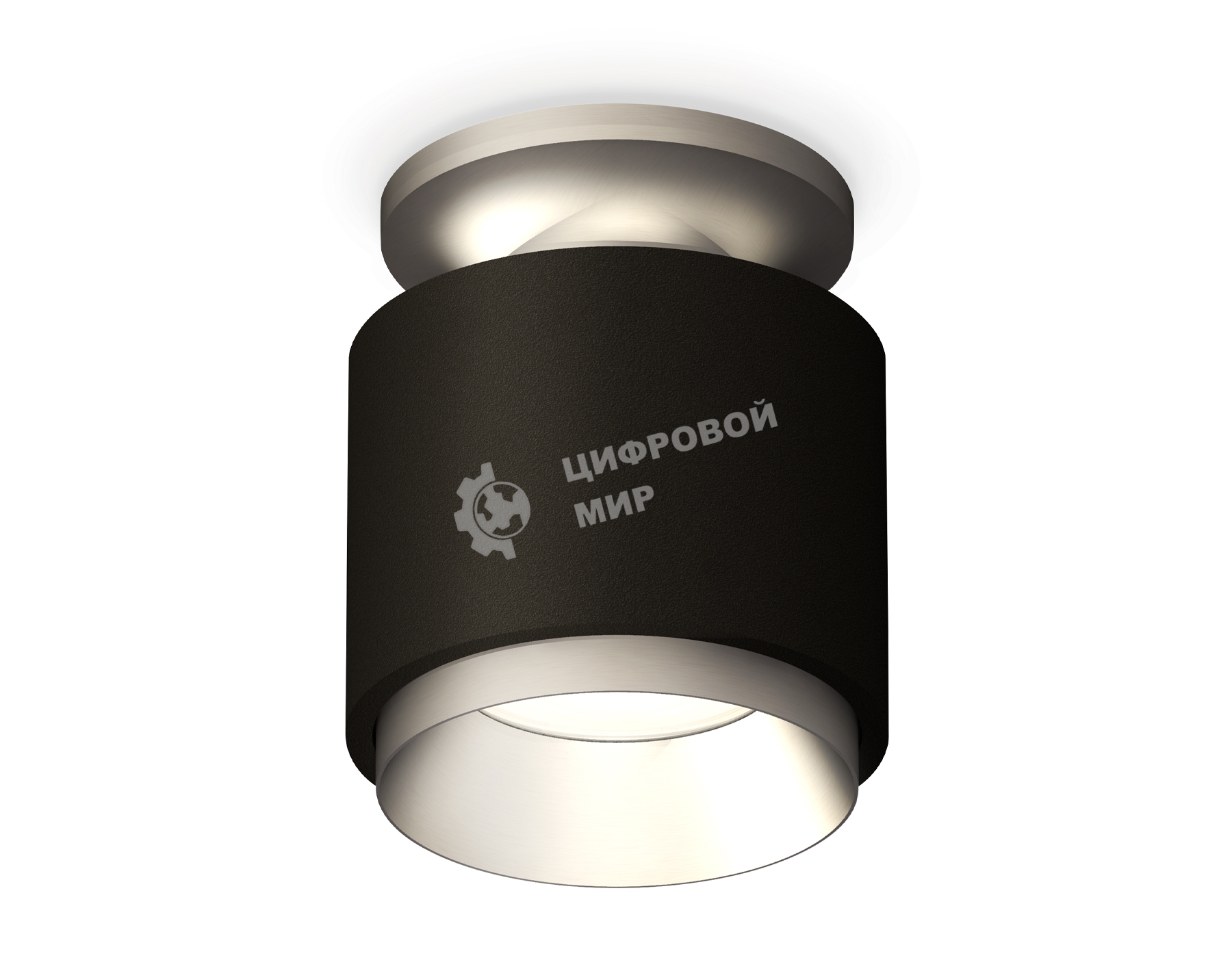 Светильник Ambrella Light XS7511100 SBK/MCH черный песок/хром матовый MR16 GU5.3 (N7928, C7511, N7033)