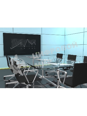 Демонстрационная доска Cactus CS-GbD-65x100-BK стекло стеклянная 65x100 см черный