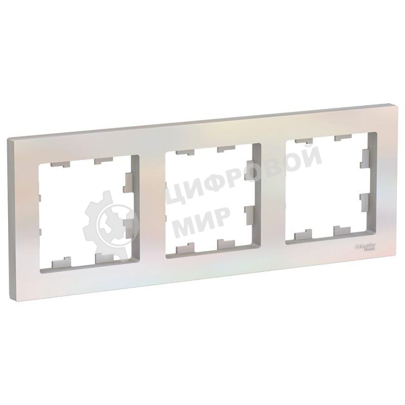 Рамка 3-м AtlasDesign универс. жемчуг SchE ATN000403