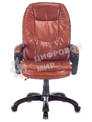 Кресло Бюрократ CH-868N Boroko-37 коричневый, экокожа