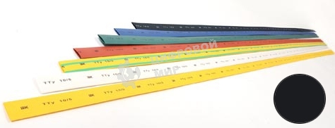 Трубка термоусадочная ТТУ 1.5/0.75 черный 1м ИЭК UDRS-D15-1-K02