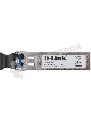 Трансивер D-Link 432XT/B1A SFP+ с 1 портом 10GBase-LR с поддержкой DDM для одномодового оптического кабеля (до 10 км)