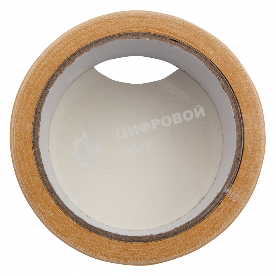 Лента клейкая двусторонняя Сибртех 38мм х 10 м, на тканевой основе